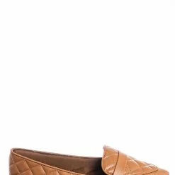 Bamboo New Justify80 Pointed Toe Quilted Loafer - Comfortable Ballet Padded Flat Shoes