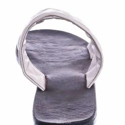 Bamboo Moonbeam65 Quilted Double Strap Slides - Summer Slip On Flat Slipper Sandal