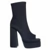 Liliana Ari2 Double Stack Platform Block Heel Bootie, Womens Chunky Shoes