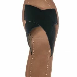 Soda Type Foam Padded Slide Sandals - Slip On Comfortable Slippers