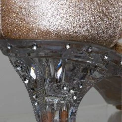 Fabulous Lyla6 Girls Rhinestone Crystal Sandal- Childrens Open Toe Glass Heel Sandals New