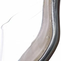 Bamboo New Water04 Clear High Heel Slip-On Mule, Womens Lucite Sandal