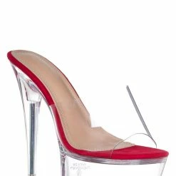 Liliana Mafia4 Clear Perspex High Heel Platform - Women Dance Shoes