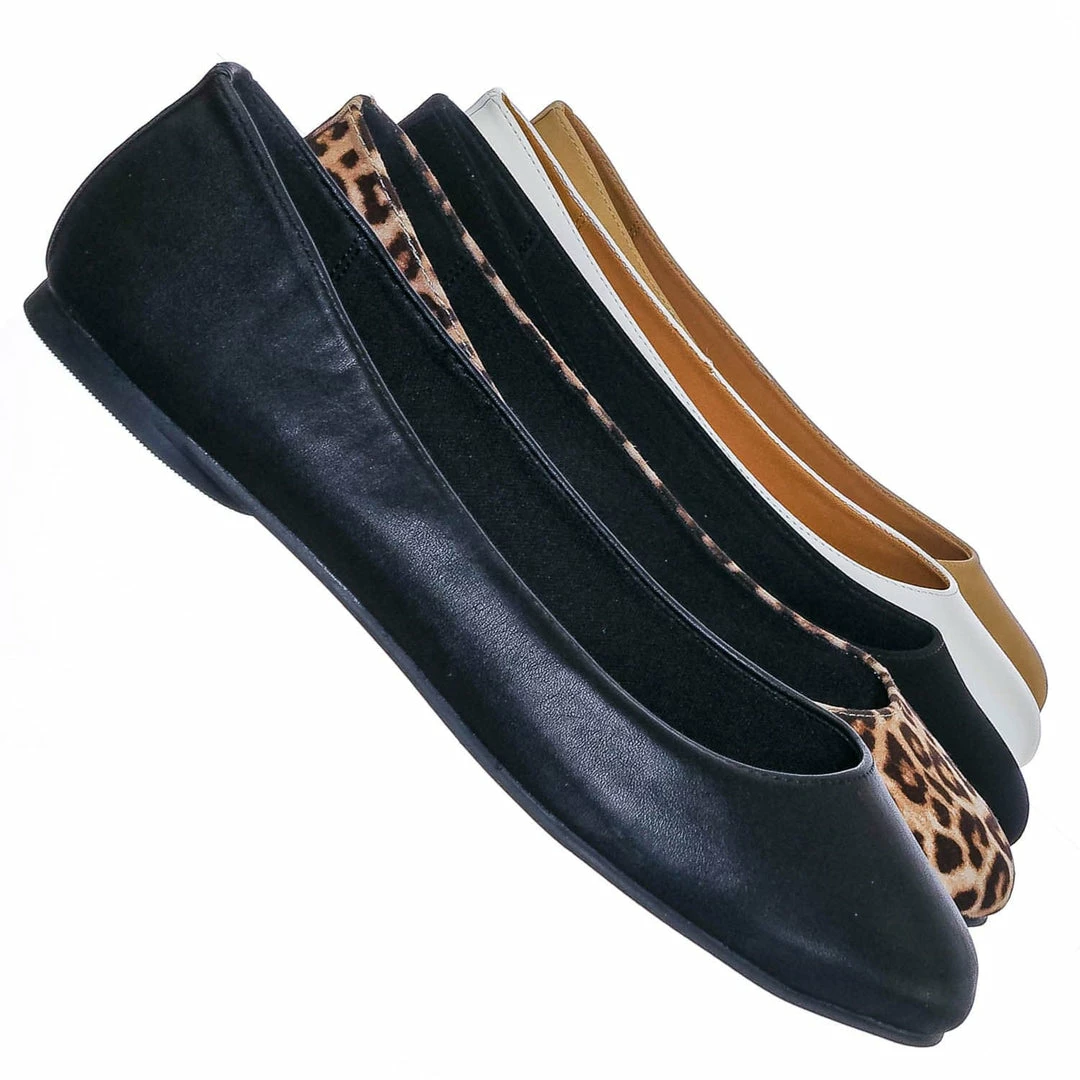 Soda Kreme Foam Padded Round Toe Ballet Flat - Womens Ballerina Loafer Shoes New