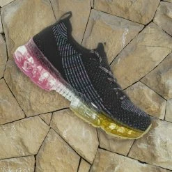 Forever Link New Flow20K Kids Multi Color Sneaker On Lucite Jelly Outsole