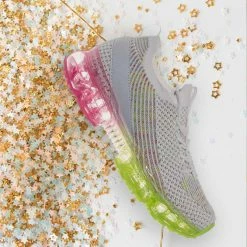 Forever Link New Flow20K Kids Multi Color Sneaker On Lucite Jelly Outsole