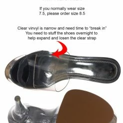 Liliana Mafia4 Clear Perspex High Heel Platform - Women Dance Shoes