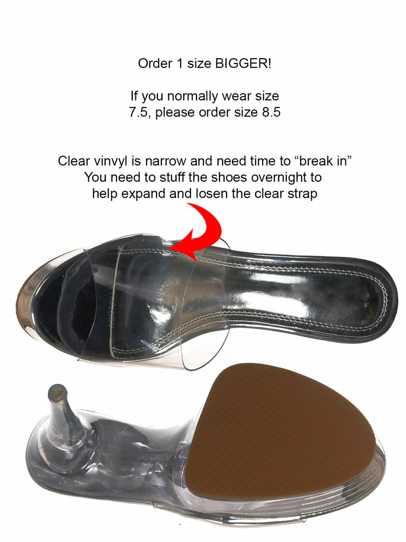 Liliana Mafia4 Clear Perspex High Heel Platform - Women Dance Shoes