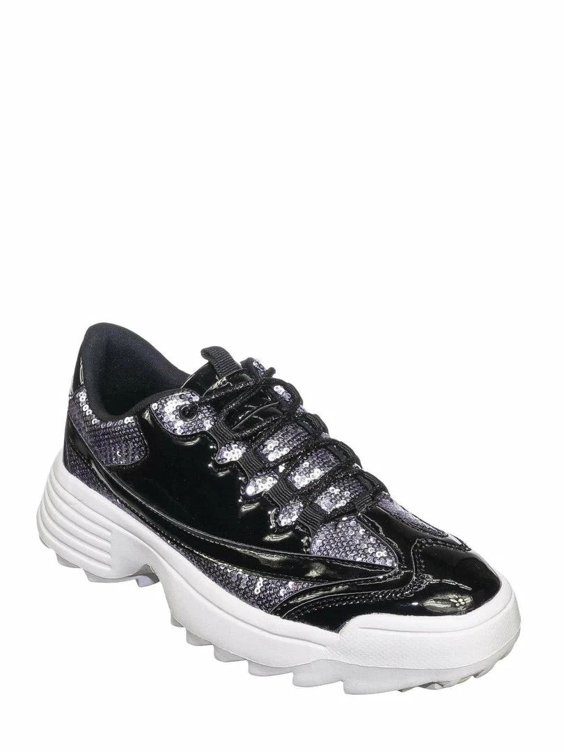 Forever Link Adobe39 Retro Daddy Fashion Sneaker - Womens 90s 80s Flatform Party Shoe