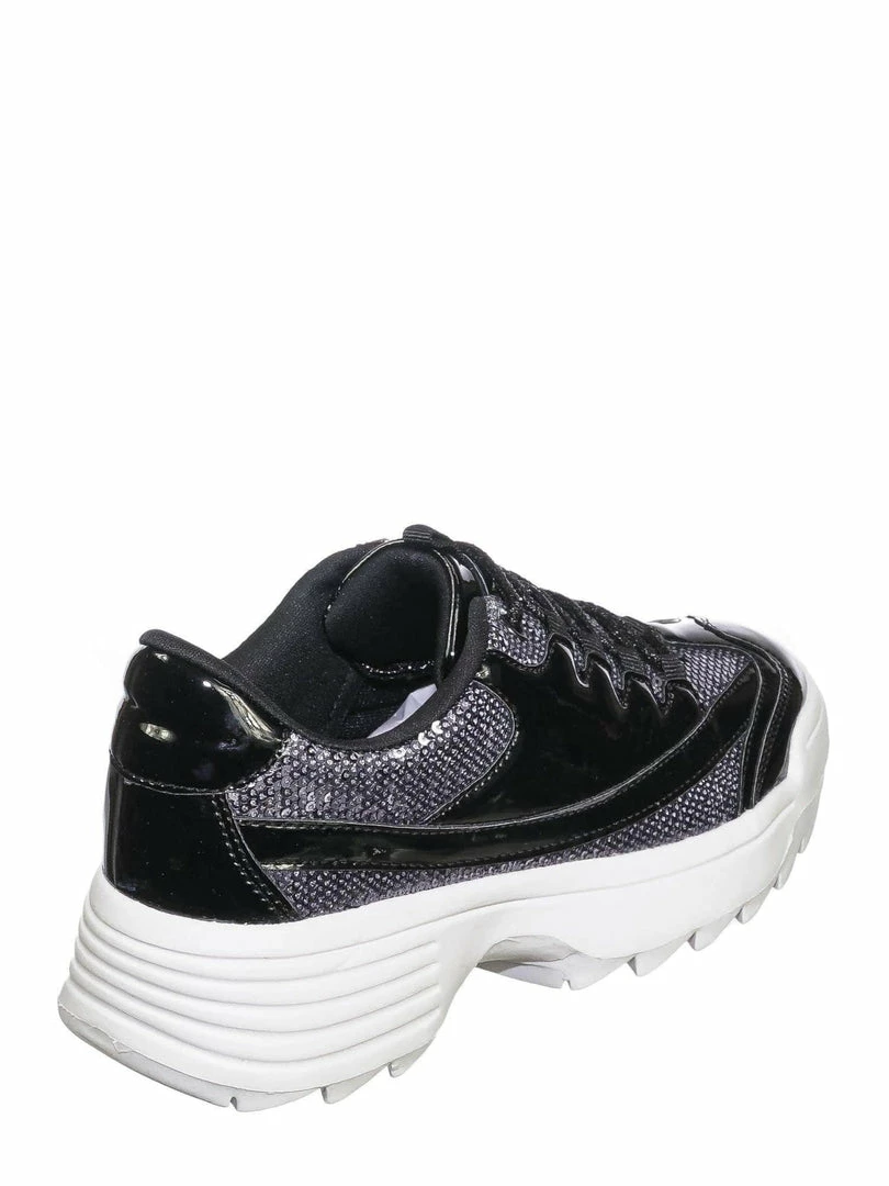 Forever Link Adobe39 Retro Daddy Fashion Sneaker - Womens 90s 80s Flatform Party Shoe