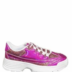 Forever Link Adobe39 Retro Daddy Fashion Sneaker - Womens 90s 80s Flatform Party Shoe