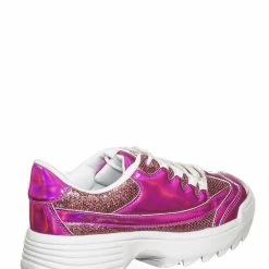 Forever Link Adobe39 Retro Daddy Fashion Sneaker - Womens 90s 80s Flatform Party Shoe