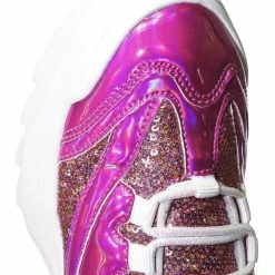 Forever Link Adobe39 Retro Daddy Fashion Sneaker - Womens 90s 80s Flatform Party Shoe