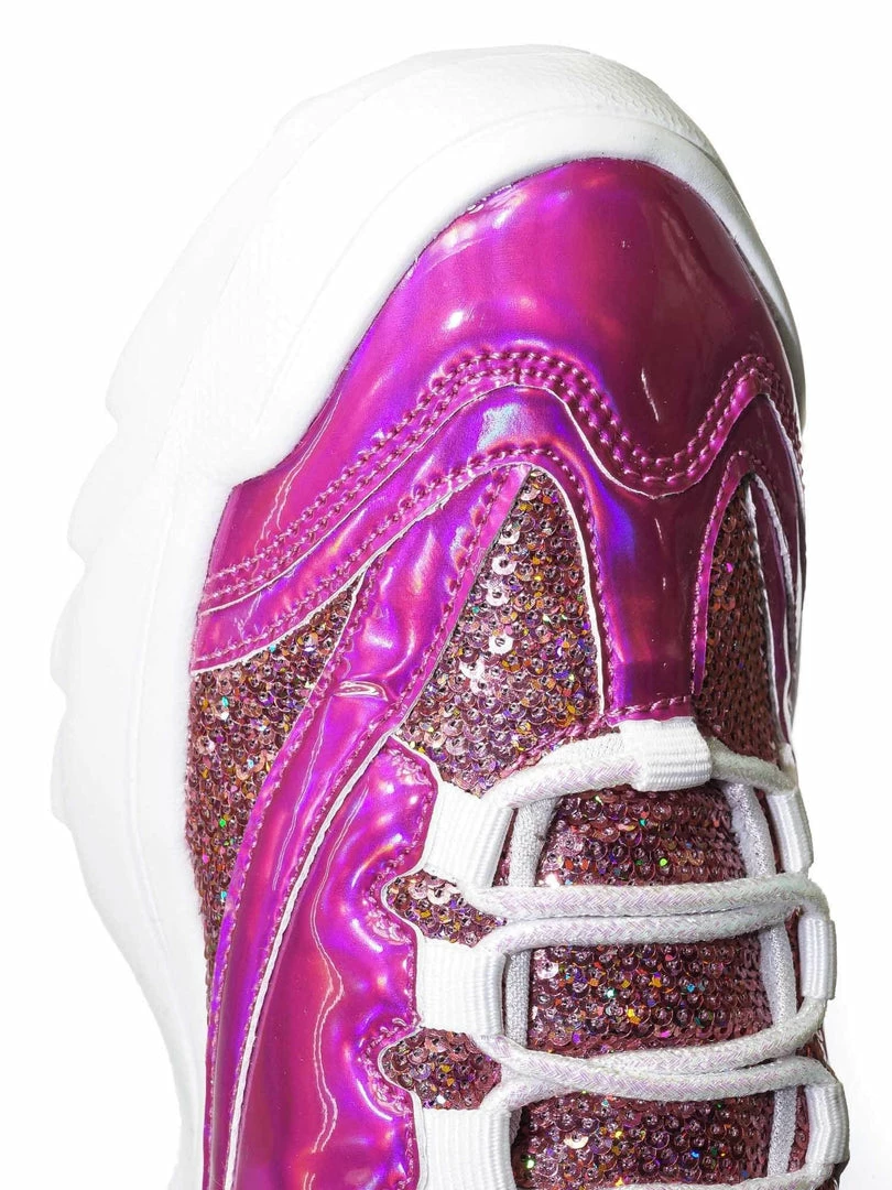 Forever Link Adobe39 Retro Daddy Fashion Sneaker - Womens 90s 80s Flatform Party Shoe