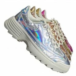 Forever Link Adobe39 Retro Daddy Fashion Sneaker - Womens 90s 80s Flatform Party Shoe