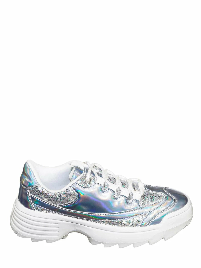 Forever Link Adobe39 Retro Daddy Fashion Sneaker - Womens 90s 80s Flatform Party Shoe