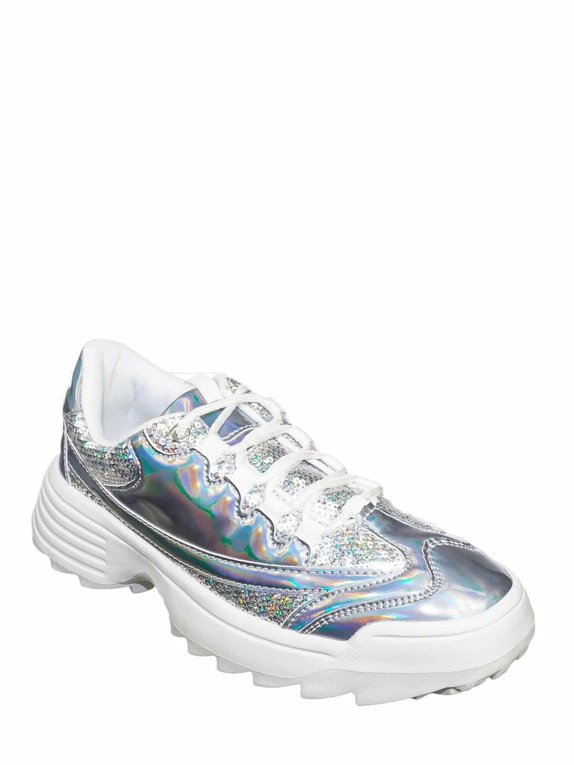 Forever Link Adobe39 Retro Daddy Fashion Sneaker - Womens 90s 80s Flatform Party Shoe