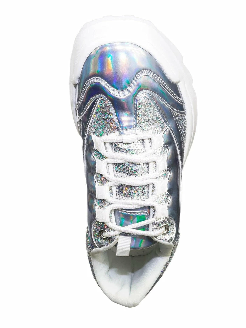 Forever Link Adobe39 Retro Daddy Fashion Sneaker - Womens 90s 80s Flatform Party Shoe