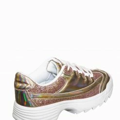 Forever Link Adobe39 Retro Daddy Fashion Sneaker - Womens 90s 80s Flatform Party Shoe