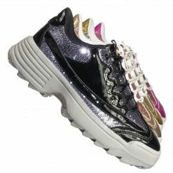 Forever Link Adobe39 Retro Daddy Fashion Sneaker - Womens 90s 80s Flatform Party Shoe