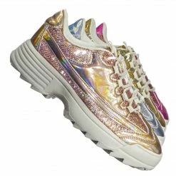 Forever Link Adobe39 Retro Daddy Fashion Sneaker - Womens 90s 80s Flatform Party Shoe