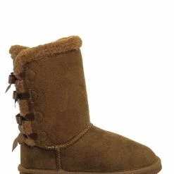 Forever Link New Ann34 Faux Fur Lined Shearling Boots - Womens Winter Mukluk Mid Calf Boot