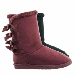 Forever Link New Ann34 Faux Fur Lined Shearling Boots - Womens Winter Mukluk Mid Calf Boot