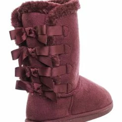 Forever Link New Ann34 Faux Fur Lined Shearling Boots - Womens Winter Mukluk Mid Calf Boot