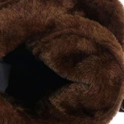 Forever Link Ann34K Girl Shearling Faux Fur Pull Ons - Children Mid Calf Mukluk Slipper Boot