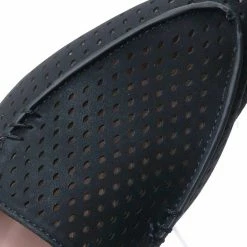 Forever Link New Arrow11 Pointed Toe Perforated Loafer - Women Flat Slipper W Hole Cutout