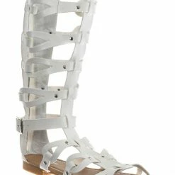 Forever Link New Atta07 Calf High Gladiator Strappy Sandal - Roman Greek Inspired Fashion Shoes