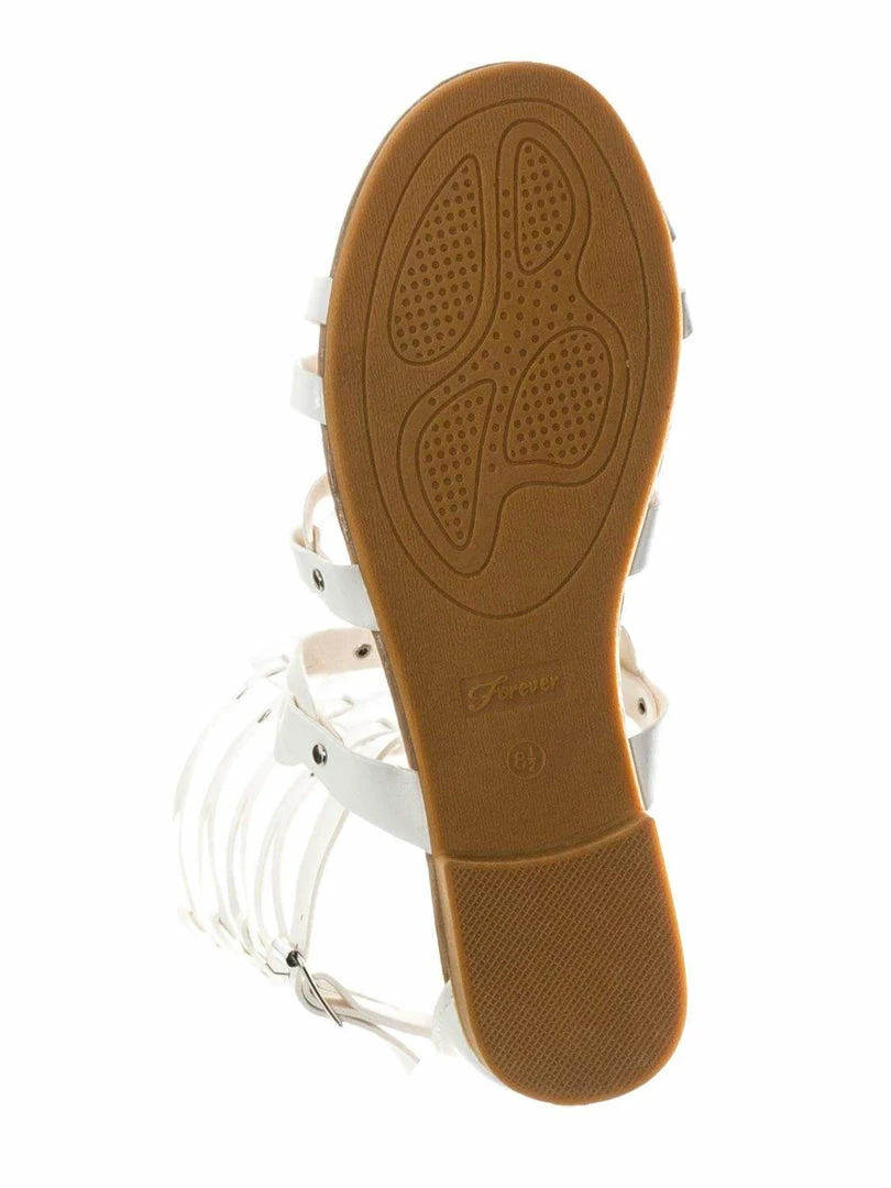 Forever Link New Atta07 Calf High Gladiator Strappy Sandal - Roman Greek Inspired Fashion Shoes