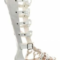 Forever Link New Atta07 Calf High Gladiator Strappy Sandal - Roman Greek Inspired Fashion Shoes