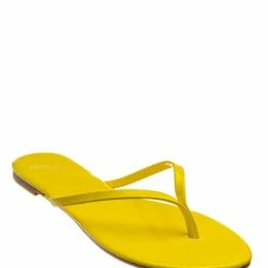 Forever Link Belle04WD Pop Colored Flip Flop - Women Skinny Timeless Slip On Slides