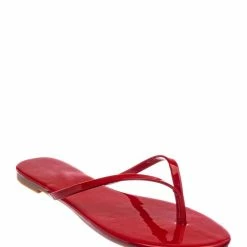 Forever Link Belle04WD Pop Colored Flip Flop - Women Skinny Timeless Slip On Slides
