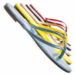 Forever Link Belle04WD Pop Colored Flip Flop - Women Skinny Timeless Slip On Slides