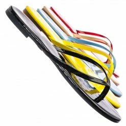 Forever Link Belle04WD Pop Colored Flip Flop - Women Skinny Timeless Slip On Slides