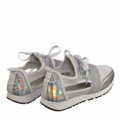 Forever Link New Club01 Athleisure Cutout Elastic Sneaker - Architectural Trainer Chunky Platform