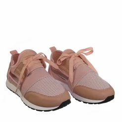 Forever Link New Club01 Athleisure Cutout Elastic Sneaker - Architectural Trainer Chunky Platform