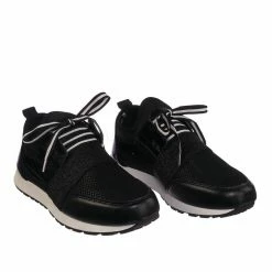 Forever Link New Club01 Athleisure Cutout Elastic Sneaker - Architectural Trainer Chunky Platform