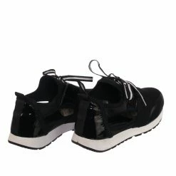 Forever Link New Club01 Athleisure Cutout Elastic Sneaker - Architectural Trainer Chunky Platform