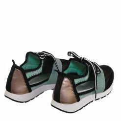 Forever Link New Club01 Athleisure Cutout Elastic Sneaker - Architectural Trainer Chunky Platform