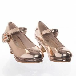 Forever Link Dana15K Forever, Children Girl Rhinestone Round Toe Mary-Jane Dress Pump W Platform
