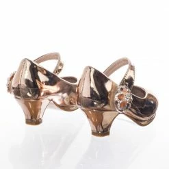 Forever Link Dana15K Forever, Children Girl Rhinestone Round Toe Mary-Jane Dress Pump W Platform