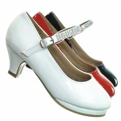 Forever Link Dana68K Children Rhinestone Mary Jane Pump - Kids Girls Round Toe Shoes New