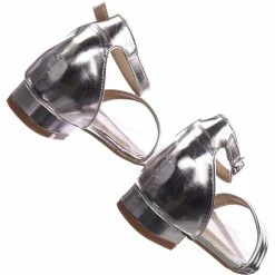 Forever Link Encircle01 Children Girl Low Block Heel Open Toe Ankle Strap Sandal