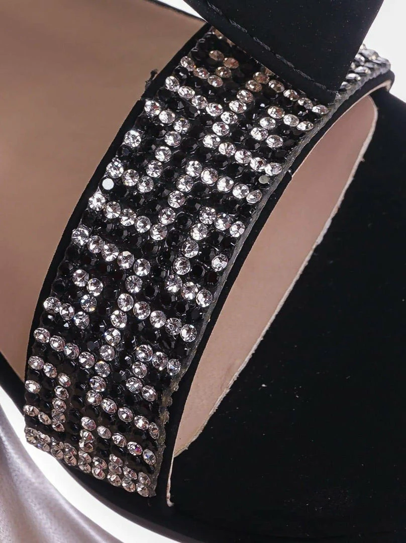 Forever Link New Excited105K Girls Children Heel Princess Dress Sandal Sparkly Rhinestone Glitter