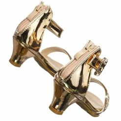 Forever Link New Excited105K Girls Children Heel Princess Dress Sandal Sparkly Rhinestone Glitter