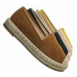 Forever Link Expo17K Childrens Espadrille Flatform Sneakers - Girls Slip On Braided Shoes New