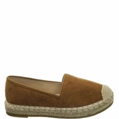 Forever Link Expo17K Childrens Espadrille Flatform Sneakers - Girls Slip On Braided Shoes New